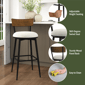 HH2 Home Southbridge Metal Swivel Adjustable Height Stool - image 10