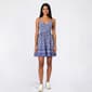 Juniors Madden Girl Yum Smock Border Print Pad Cup Skater Dress - image 3