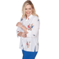 Petite Alfred Dunner The Royal Treatment Floral Button Blouse - image 4