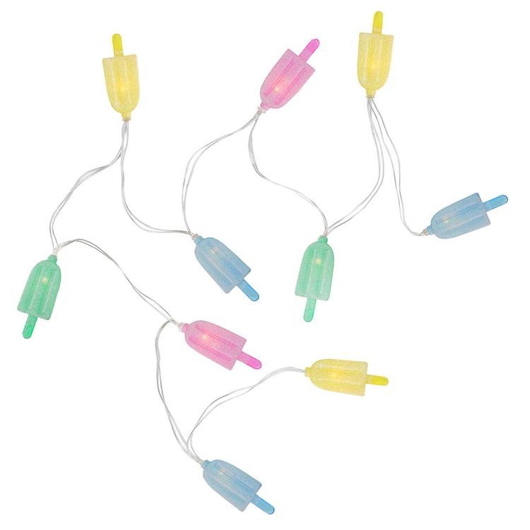 Northlight Seasonal 10pk. 4.5ft. Ice Pop Summer LED String Lights