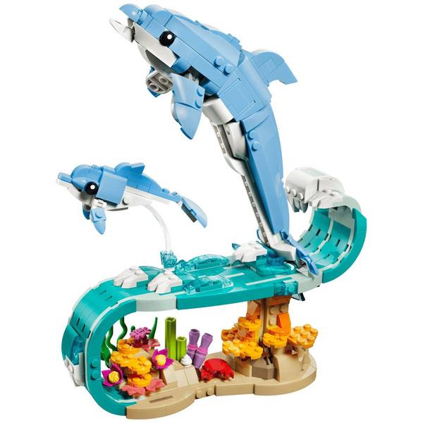 LEGO® Creator 3-in-1 Sea Animals: Beautiful Dolphins Building Kit