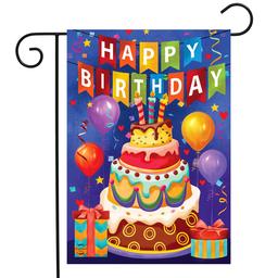 Briarwood Lane Birthday Celebration Garden Flag