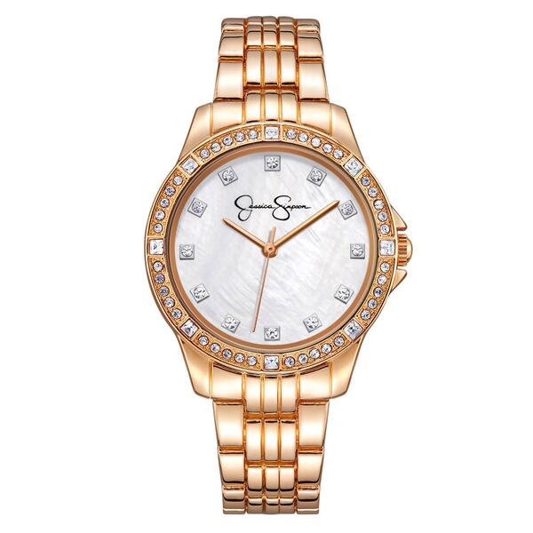 Jessica Simpson Rose Gold-Tone Bracelet Watch - JS0100RG - image 