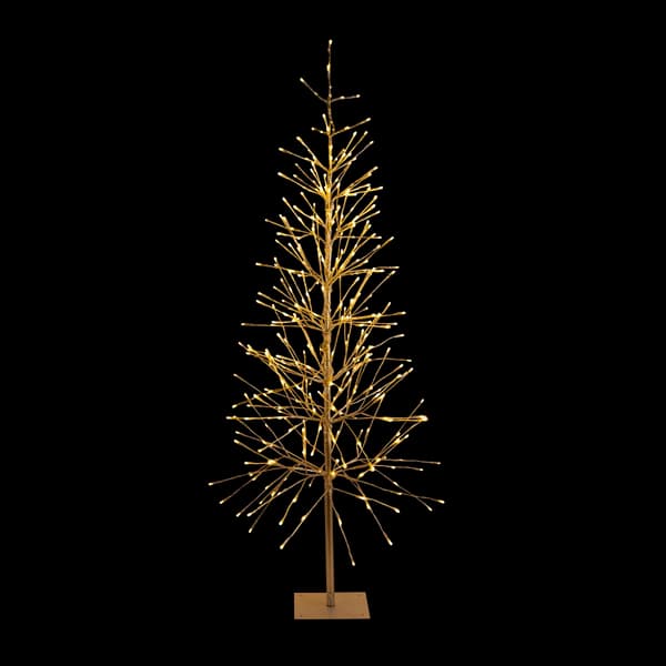 Alpine 6ft. Pre-Lit Silver Foil Christmas Tree