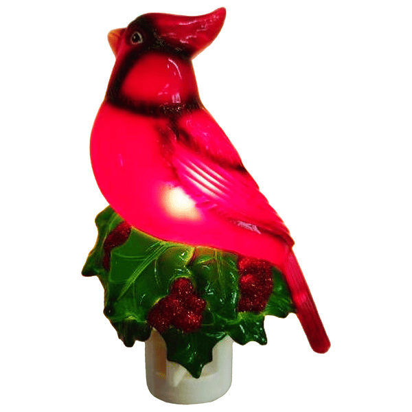 Santa''s Workshop 5.5in. Cardinal Night Light