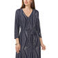 Petite MSK V-Neck Glitter Tie Front Midi Dress - image 3