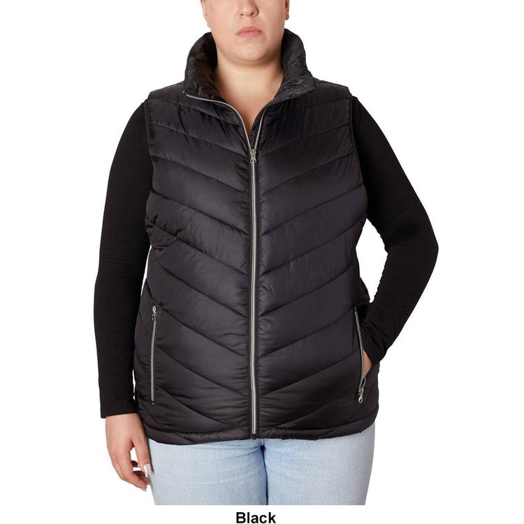 Plus Size Big Chill Chevron Puffer Vest