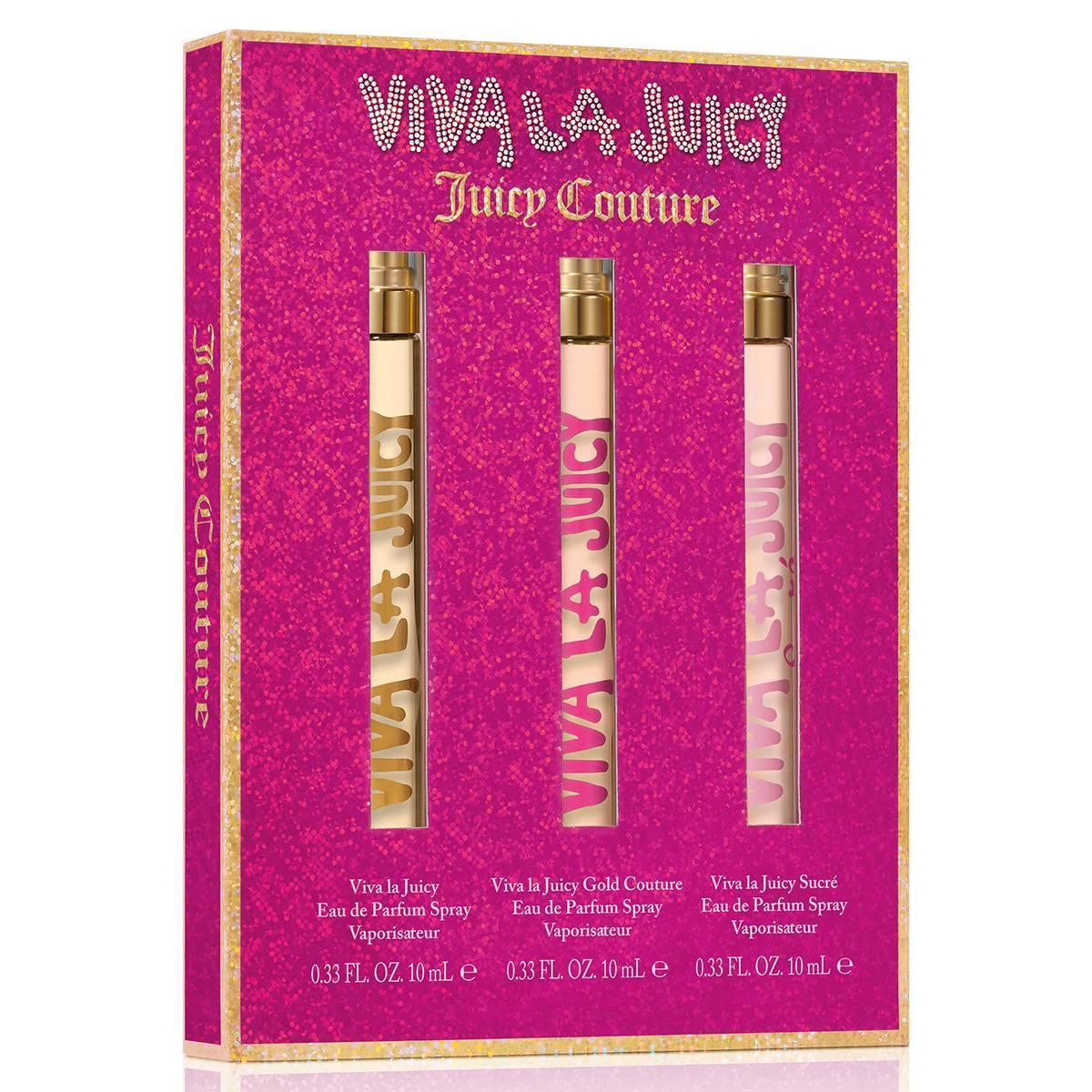 Open Video Modal for Juicy Couture Viva La Juicy 3pc. Travel Coffret Fragrance Set