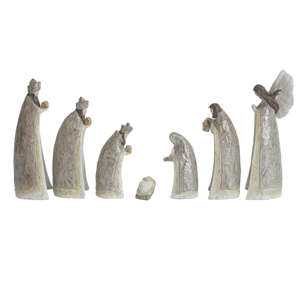 Melrose Nesting Mini Nativity Figures - Set of 7