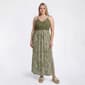 Juniors Plus Derek Heart Lace Bodice Maxi Dress w/ Side Slits - image 2
