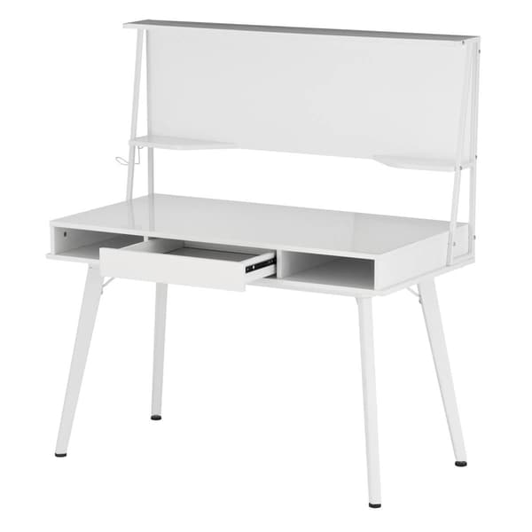Techni Mobili Study Computer Desk w/ Dry Erase White Board