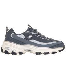 Womens Skechers D Lites Chrome Wave Sneakers
