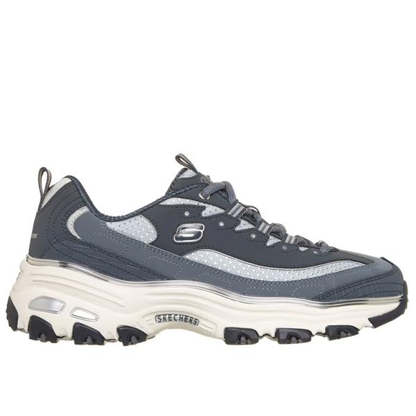 Womens Skechers D Lites Chrome Wave Sneakers