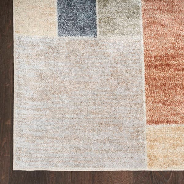 Nourison Astra Colorblock Rectangular Large Area Rug