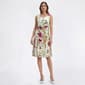 Womens Perceptions Ruffle Sleeve Jacket Fit & Flare Dress - image 3