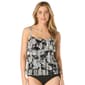 Womens Beach House Coastal Bloom Jane Ruffle Tankini - image 1