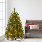 Puleo International 4.5ft. Pre-Lit Colorado Pine Christmas Tree - image 2