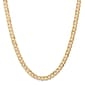 Mens Gold Classics&#8482; 6.75mm. 14k Open Concave Curb Chain Bracelet - image 2