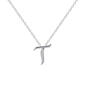 Accents by Gianni Argento Initial T Pendant Necklace - image 1