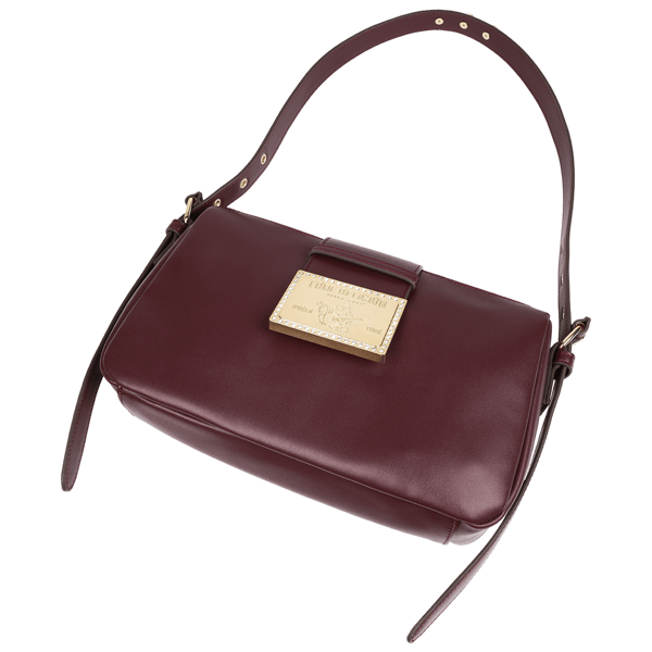 True Religion East West Shoulder Bag With Belt Buckle Tab