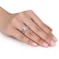Loveblooms™ Round 1/7ctw. Diamonds Bridal Ring Set - image 3