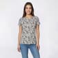 Petite Hasting & Smith Short Sleeve Smock Shoulder Floral Tee - image 3