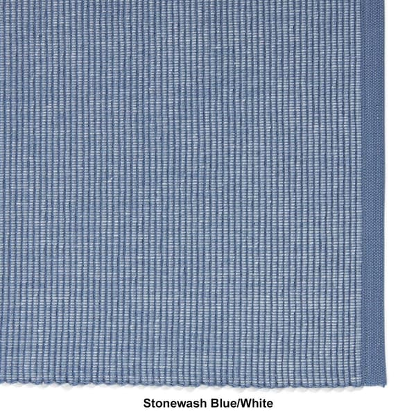 DII® Design Imports 2-Tone Ribbed Placemats - Set of 6