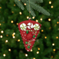 Northlight Glittered Strawberry Cake Slice Christmas Ornament - image 1