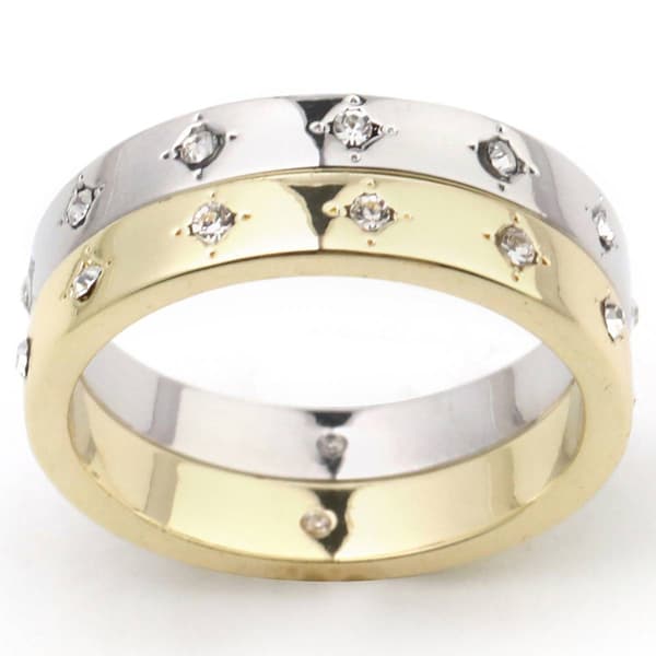 Ashley Cooper(tm) Two-Tone Starburst Stacking Band - image 