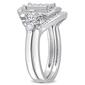 Diamond Classics&#8482; 3/8ctw. Diamond Sterling Silver Bridal Ring Set - image 2