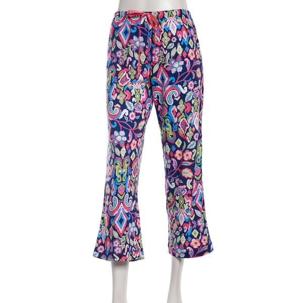 Womens HUE® Spring Ikat Capri Pajama Pants - image 