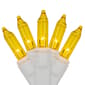 Northlight Seasonal 100ct. White Wire Yellow Christmas Lights - image 1