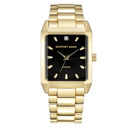 Mens Geoffrey Beene(R) Diamond Dial Bracelet Watch - GBA0046GD