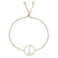 Accents by Gianni Argento Diamond Plated Initial L Gold Bracelet - image 1