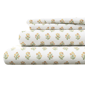 Freshfolds Winter Flowerbuds Flannel Sheet Set - image 1