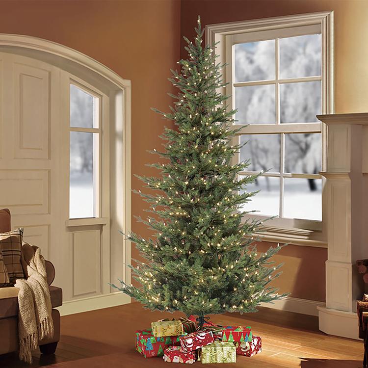 Puleo International 4.5ft. Pre-Lit Edmonton Fir Christmas Tree