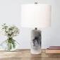 Lalia Home Marbleized Table Lamp w/White Fabric Shade - image 6