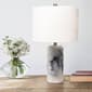 Lalia Home Marbleized Table Lamp w/White Fabric Shade - image 6