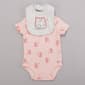 Baby Girl (NB-9M) bon bebe(R) Kitty Purrfect Bodysuit & Bib - image 1