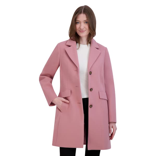 Plus Size Laundry by Shelli Segal Single Breasted Faux Wool Coat