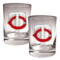 MLB Minnesota Twins 2pc. Rocks Glass Set - image 1