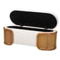 Baxton Studio Basira Japandi Storage Bench - image 2