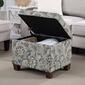 Convenience Concepts Madison Paisley Storage Ottoman - image 2