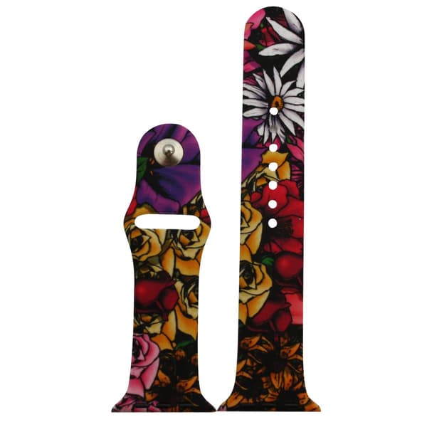Womens Olivia Pratt™ Apple Watch Band - 8844-TATTOOFLOWERS
