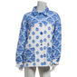 Womens MUK LUKS(R) Quilted Patchwork Tile Pajama Shacket - image 1