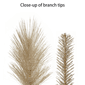 Puleo International 9ft. Pre-Lit Tan Garland - image 6