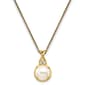 Gemstone Classics&#40;tm&#41; 14kt. Yellow Gold Pearl Diamond Necklace - image 1