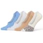 Womens HUE 4pk. Cotton Sneaker Liner Socks - image 1