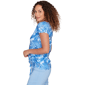 Petite Hearts of Palm Smooth Sailing Seashell Side Tie Blouse - image 4