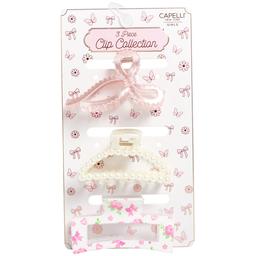 Girls Capelli(R) New York 3pk. Mixed Claw Clip Collection